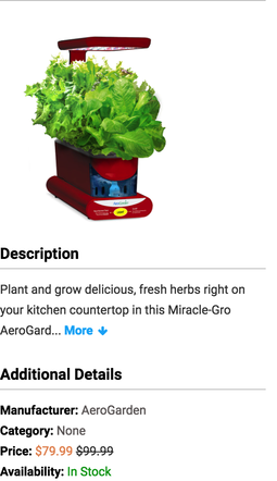 Miracle-Gro AeroGarden Sprout LED with Gourmet Herb Seed Pod Kit, Red